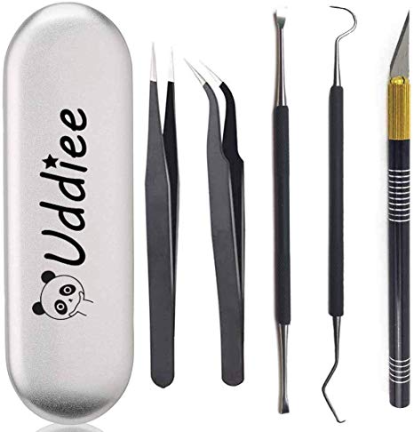 5 Pcs Vinyl Weeding Tool Kit Vinyl Craft Tool Vinyl Picking Tool Stainless Steel for Silhouettes Cam - steebieqa