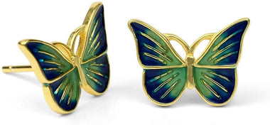 Tiny Butterfly Stud Earrings for Women, Fashion Hypoallergenic Earrings - steebieqa